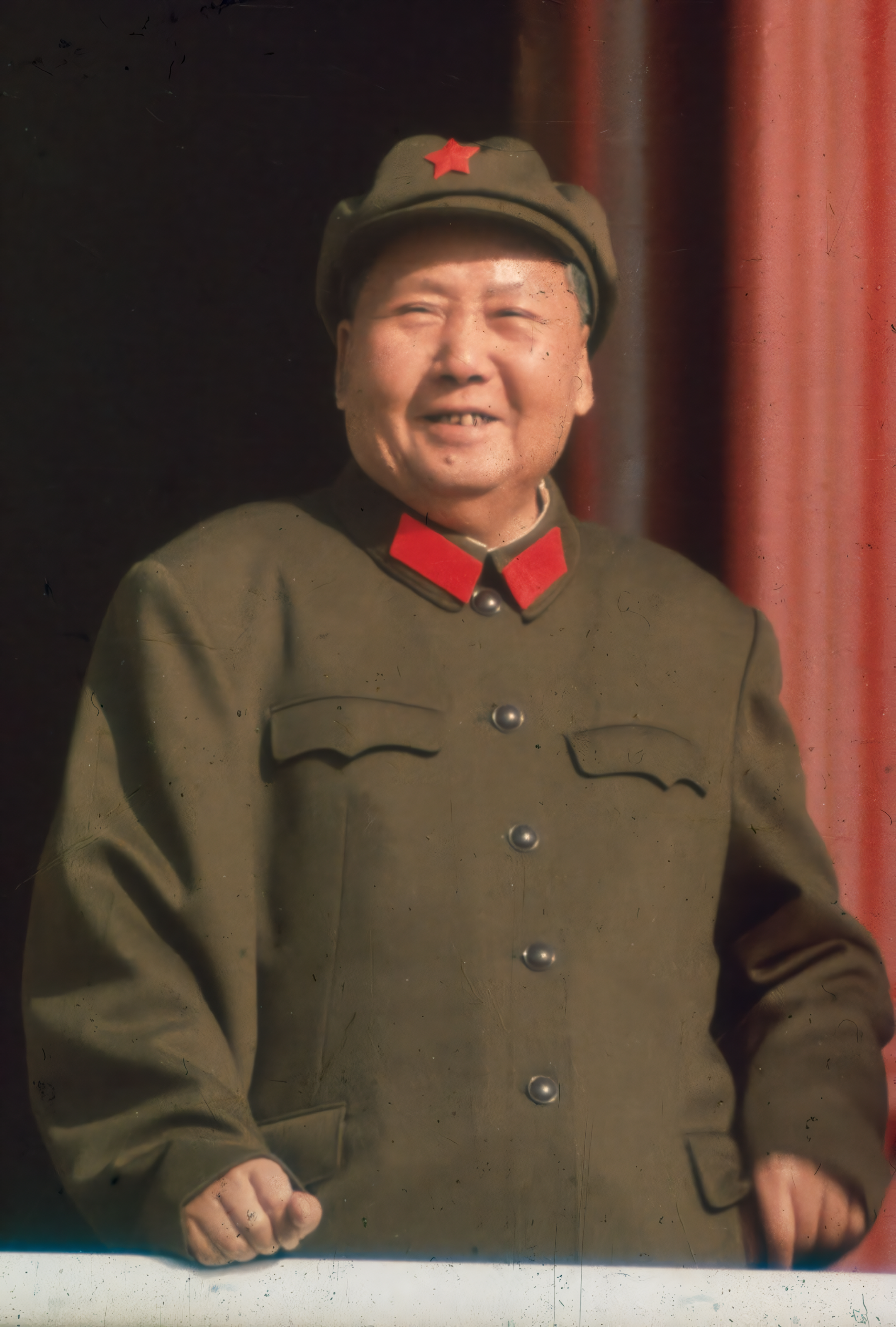 Mao Tse tung in 1965 Color