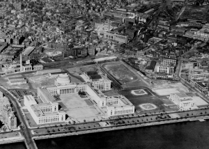 Massachusetts Institute of Technology campus aerial all buildings 1921 US Army cropped